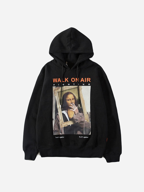 Hoodie With Walk On Air Print