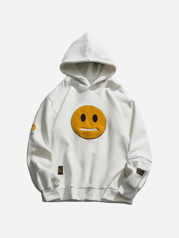 Hoodie With Zipper Mouth