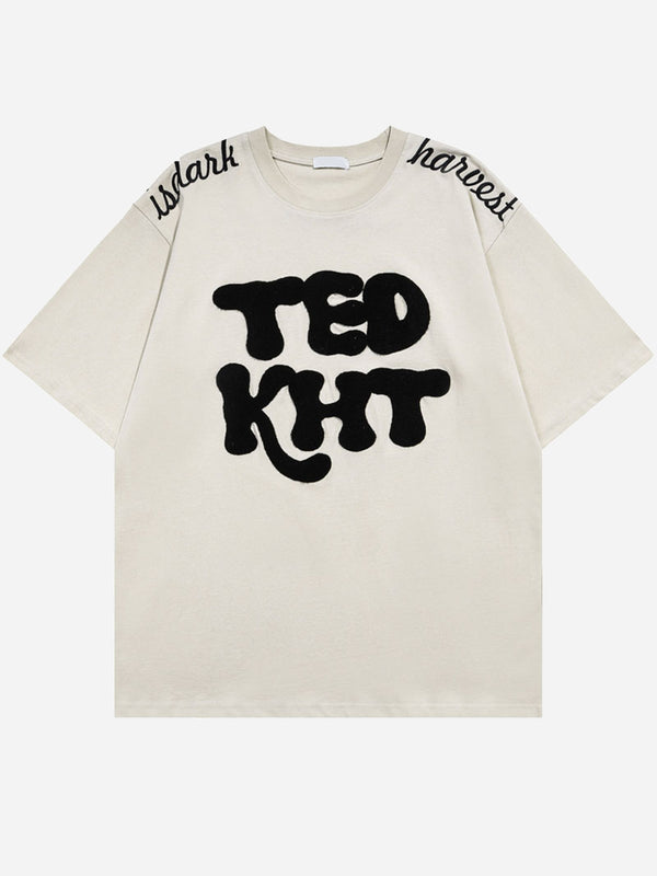 T Shirt With Tedkht Print